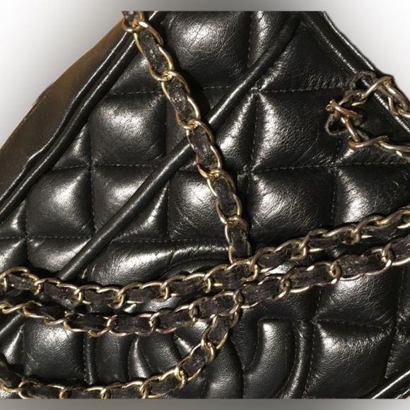 No Name Leather Chain Shoulder Handbag - Picture 7 of 10